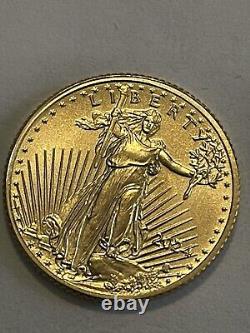 Pièce d'aigle américain en or de 1/10 oz de 2024 de la Monnaie américaine