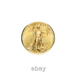 Pièce d'or American Eagle de 1/10 oz, année aléatoire, de la Monnaie des États-Unis