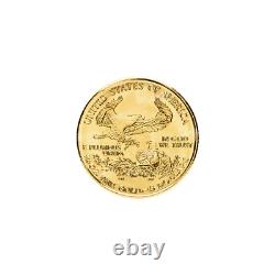 Pièce d'or American Eagle de 1/10 oz, année aléatoire, de la Monnaie des États-Unis