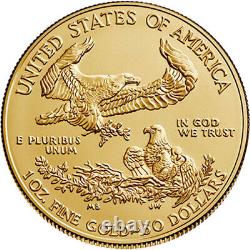 Pièce d'or aigle américain d'1 once de 2001