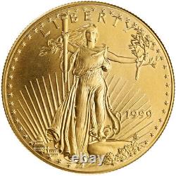 Pièce d'or américaine 1 oz Aigle d'or américain de 1999
