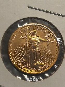 Pièce de 5 $ American Eagle en or de 1/10 oz de 1998