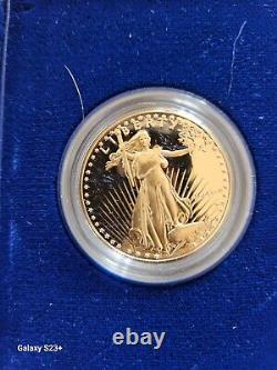 Pièce de monnaie en or de 1 once de preuve de bullion American Eagle