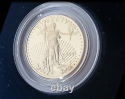 Pièce de monnaie en or de 10 dollars américains American Eagle 1/4 once 2001