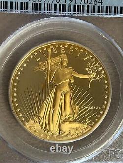Pr70 Dcam 1986-w 50 $ American Gold Eagle 1 Oz. 999 Fine Gold Pcgs