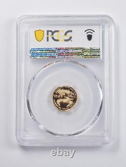 Pr70 Dcam 2000-w 5 $ American Gold Eagle 1/10 Oz. 999 Fine Gold Pcgs 3021