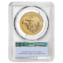 Prévente 2022-w Brûlé 50 $ American Gold Eagle 1 Oz Pcgs Sp70 Fs Flag Label